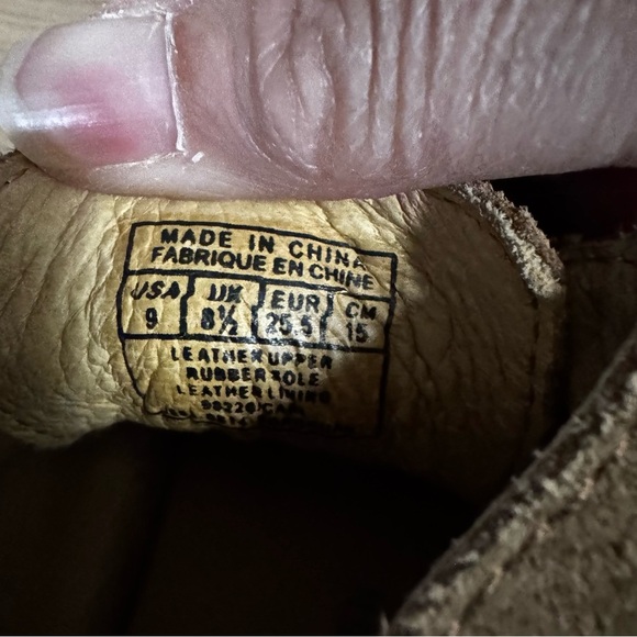 Ralph Lauren Brown Suede Lace Up Boots Size 9 Toddler - Picture 7 of 7